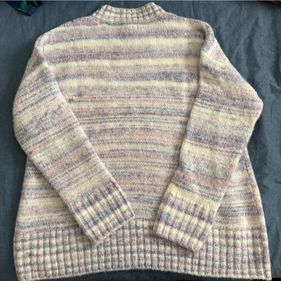 J.Crew Space-Dyed Mockneck Boyfriend Sweater NWT Size Medium - Picture 6 of 6